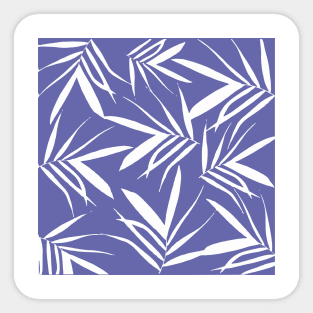 Leaves pattern, leaves, leaf, nature, pattern, digital, illustration, botanical, autumn, fallxmas, summer, painting, tropical, plant, graphicdesign, classic, minimal, decor, acrylic, tropical,  purple, Sticker